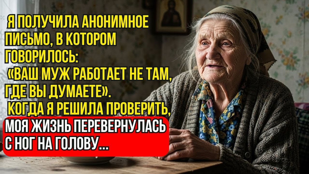 Я ПОЛУЧИЛА АНОНИМНОЕ ПИСЬМО, В КОТОРОМ ГОВОРИЛОСЬ:«ВАШ МУЖ РАБОТАЕТ НЕ ТАМ, ГДЕ ВЫ ДУМАЕТЕ».