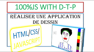 Réaliser une application de dessin grâce a l’objet Canvas en HTML/CSS/JAVASCRIPT(POO)