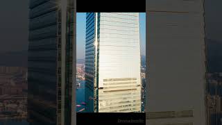 ICC TOWER - Hong Kong tallest building - 4k drone footage