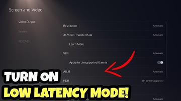 How to Turn on LOW LATENCY Mode on PS4/PS5 & Reduce Input LAG!