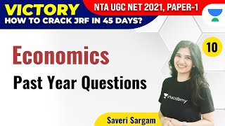 NTA UGC NET 2021 | VICTORY Course | Economics by Saveri Sargam | Past Year Questions screenshot 2