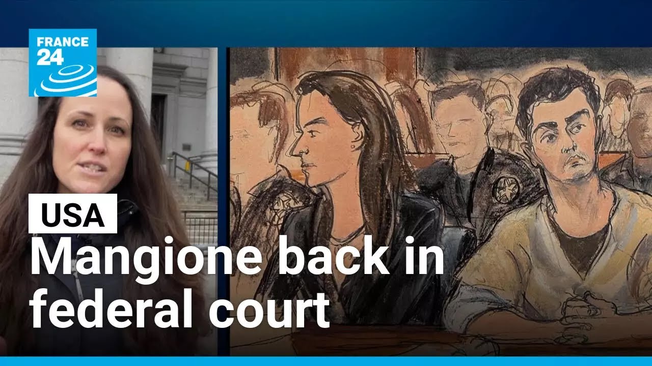 Luigi Mangione returns to federal court for pivotal hearing • FRANCE 24 English