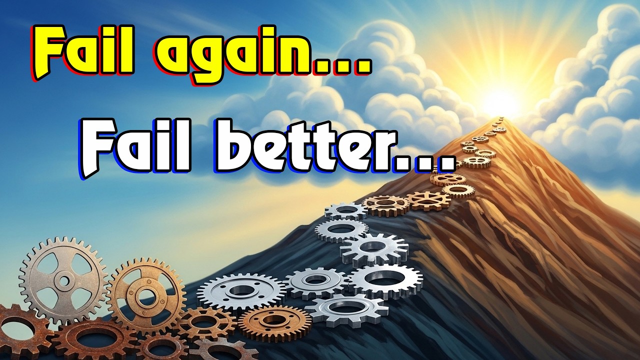 It's okay. Try again. Fail again. Fail better | CONTINUOUS IMPROVEMENT