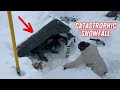 This snowstorm was catastrophic! (100+cm of snow, power out & downed trees & buildings)