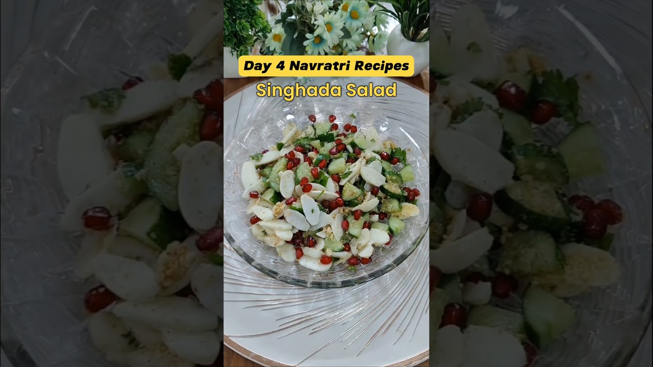 Singhada Cucumber Salad | Perfect for Fasting Days 