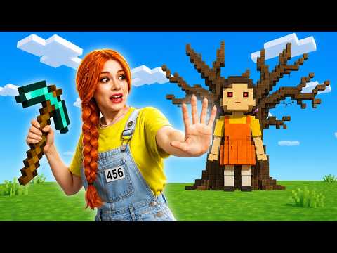 I entered Minecraft in real life, but it turned into Squid Game!
