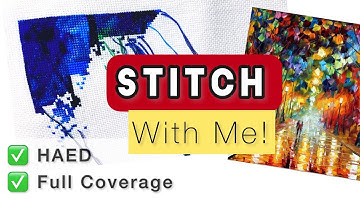 Stitch With Me HAED Farewell to Anger Full Coverage Cross Stitch