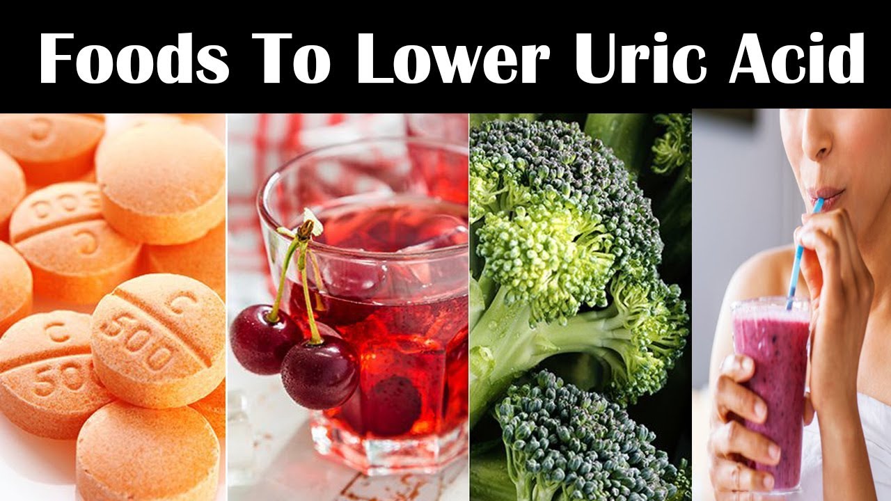 8 Foods To Lower Uric Acid Levels || How To Reduce Uric Acid - YouTube