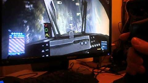 Battlefield 3 - Flying a jet with a joystick