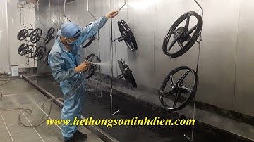 TƯ VẤN LẮP ĐẶT HỆ THỐNG DÂY CHUYỀN SƠN TĨNH ĐIỆN