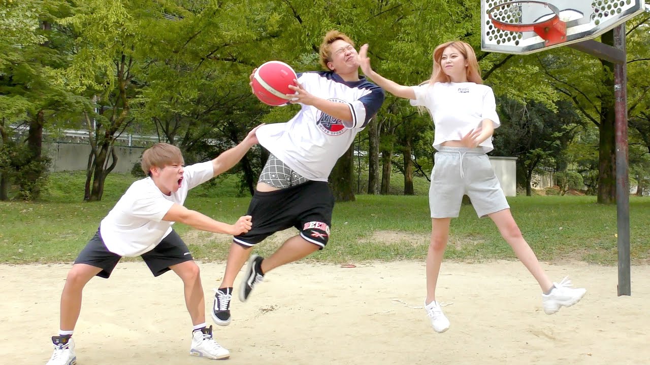 兄にファウルし続けてバスケさせないドッキリ【ハンナリーズ】