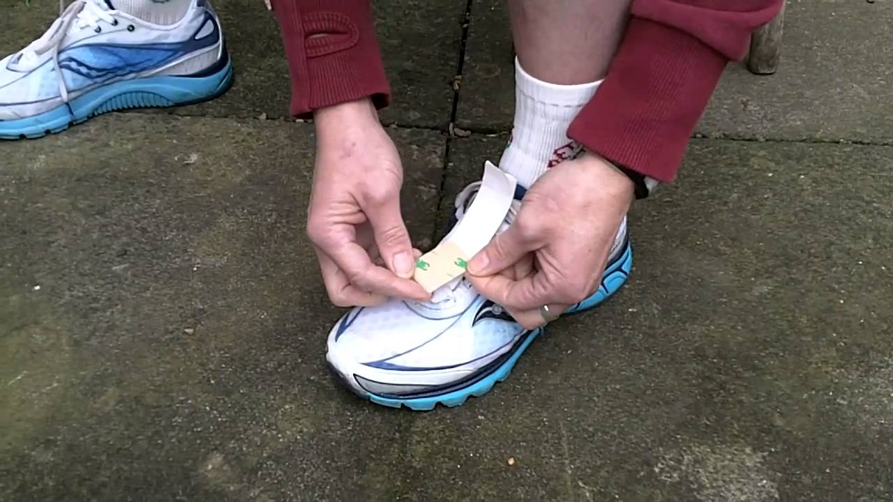 How To Fit A Timing Chip To A Running Shoe YouTube How To Fit A Timing Chip To A Running Shoe YouTube