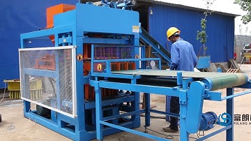 Upgrade of FL4-10 brick making machine working video
