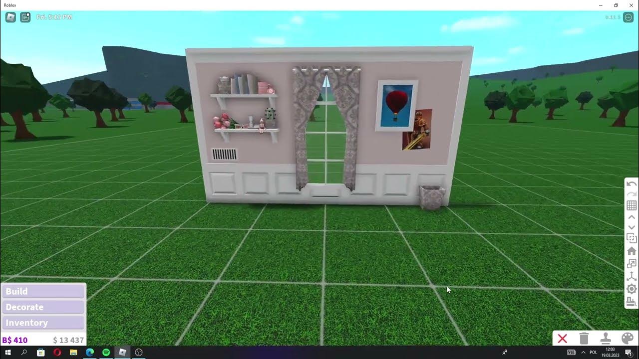 How to decorate inside bloxburg wall! YouTube