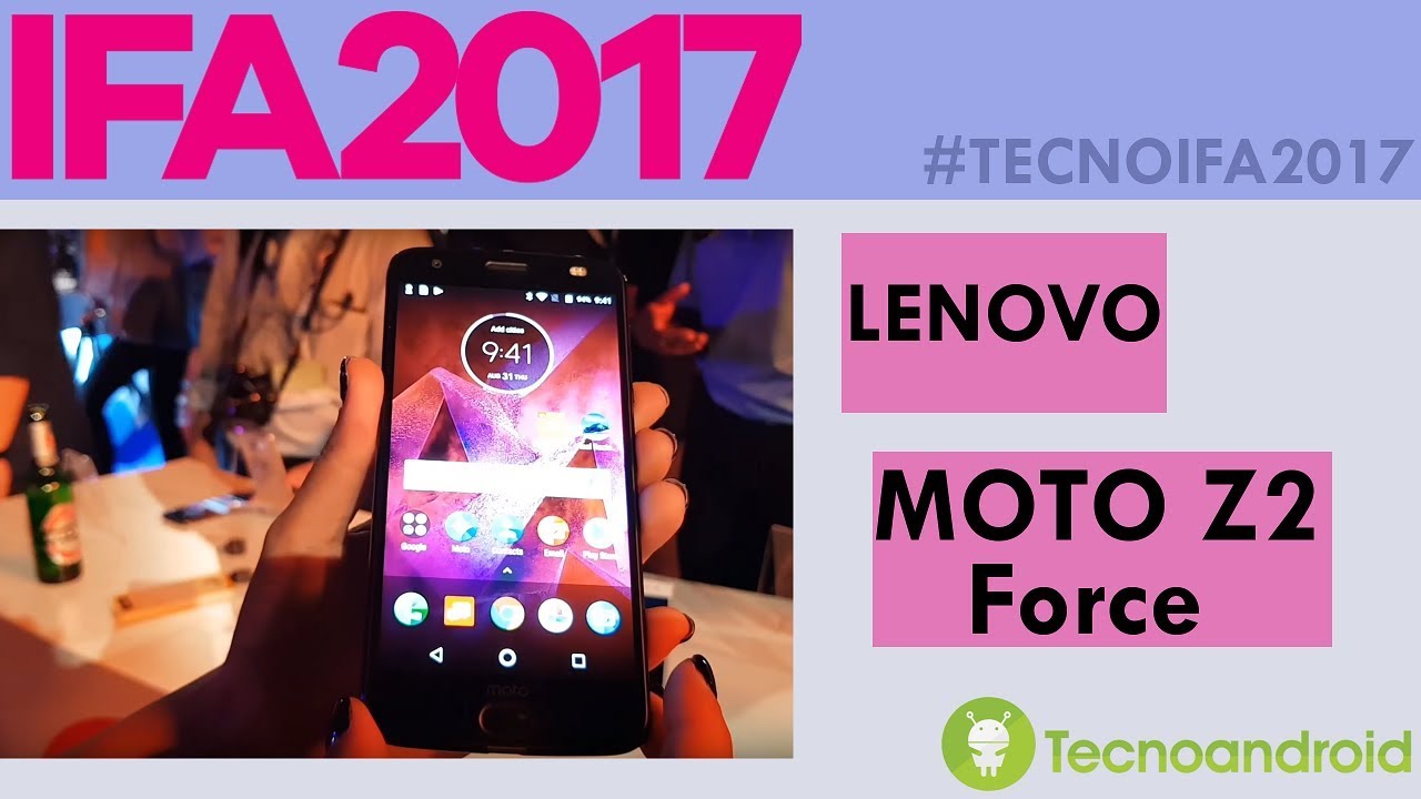 Moto Z2 Force - anteprima IFA 2017
