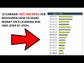 Clickbank free training For Beginners How To Make Money On Clickbank for FREE (Step by Step)