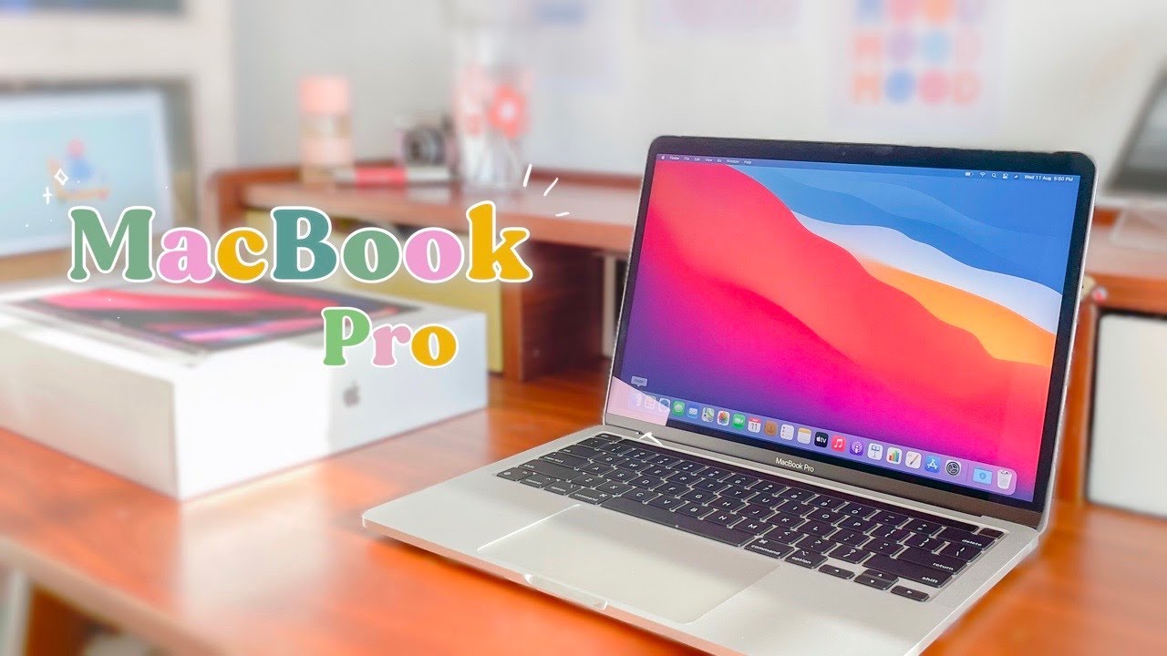 💻 macbook pro m1 aesthetic unboxing | setup, accessories & customising ...
