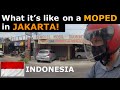 What is it like driving a MOPED in JAKARTA, INDONESIA