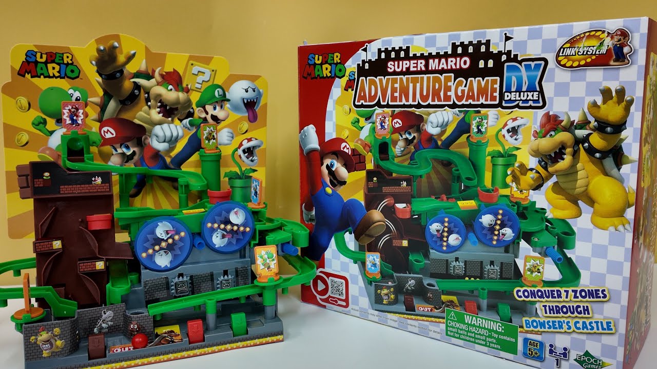 [🤖Toy ASMR🤖] Super Mario Adventure Game DX 🍄 ASMR Unboxing No Talking | Toys Review
