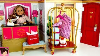 American Girl Grand Hotel Review. One of the best toys i have ever seen it it has so much space to play with your friends. One side 