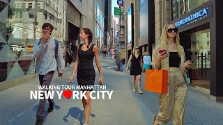 [4K] NYC Manhattan Summer Walk - Madison Avenue, Upper East Side, New York City, Travel, USA
