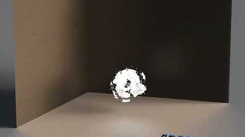 Two Snow Balls - Material Point Method simulation
