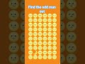 find the odd man out#viral#emojyfind#emojichallenge#ytshorts#emoji#quiz