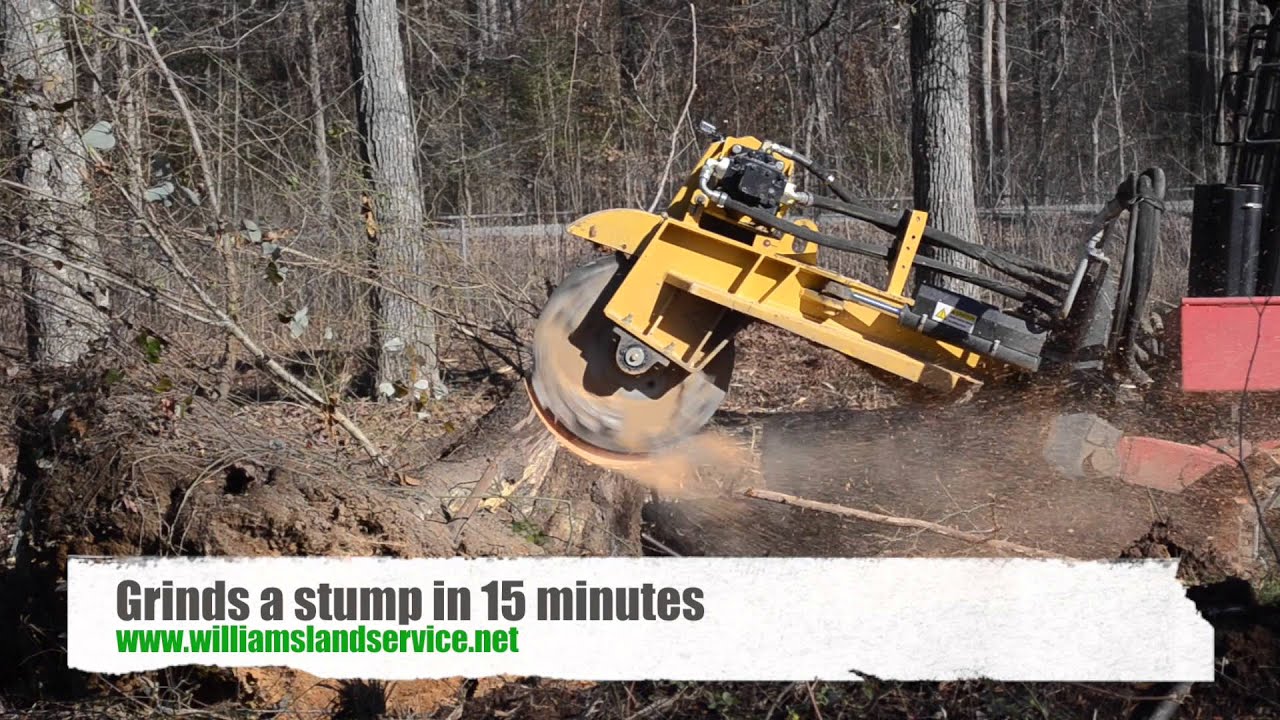 Williams Land Service Stump Grinding Services YouTube