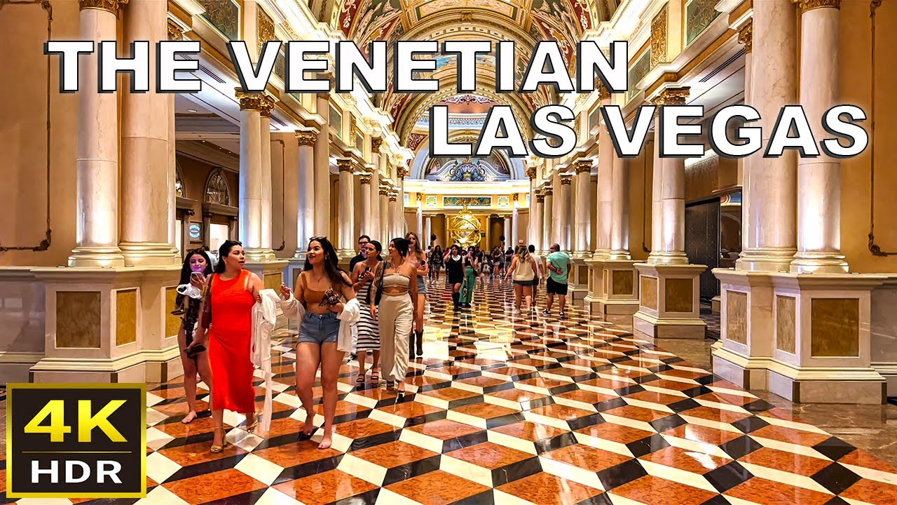 4K HDR] The Venetian Las Vegas Walking Tour, 2023