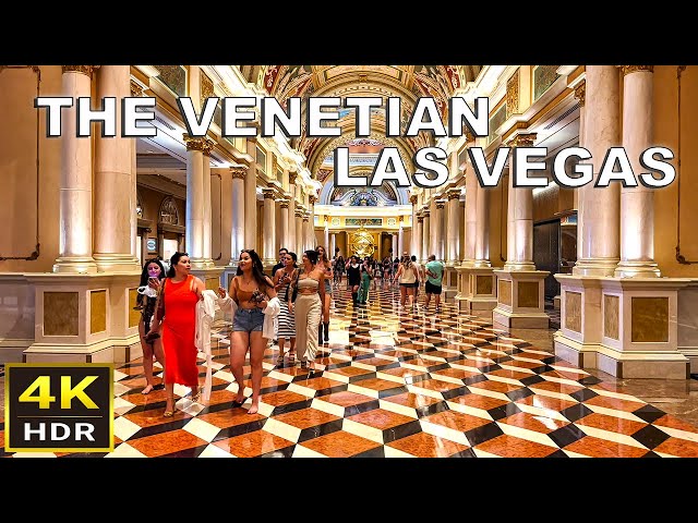 4K HDR] The Venetian Las Vegas Walking Tour, 2023