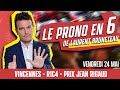 Pronostic quint  vincennes  prix jean rigaud  24 mai 2024