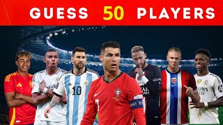 GUESS 50 FOOTBALL PLAYERS FROM EASY TO EXPERT ⚽ FOOTBALL QUIZ 2026