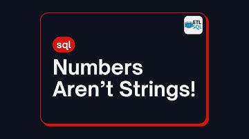 SQL Tip: Why You Shouldn’t Put Quotes Around Numeric Values #sqlforbeginners #sqltips #sql