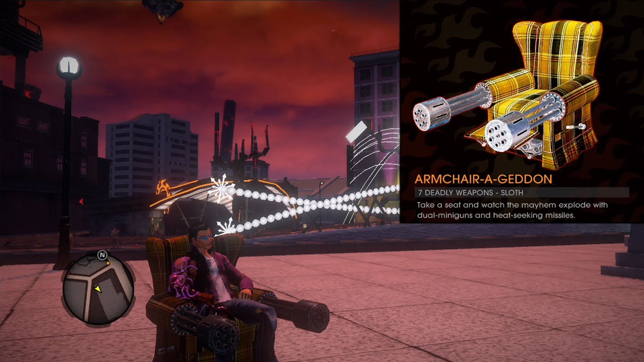 Seven Deadly Weapons In Saints Row: Gat Out of Hell
