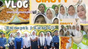 VLOG KREASI MEMASAK | Makanan & Minuman  - Kelompok 1 IX. 1 | INFORMATIKA 
