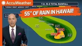 Hurricane Nolo Could Bring 55 Inches of Rain in Hawaii!