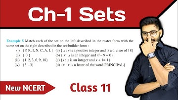 Example 5 Sets Class 11 || Example 5 Chapter 1 Sets Class 11 New NCERT || Examples of sets