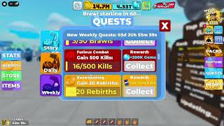 The Ultimate Muscle Legends Account Tour! (Rare Pets & Auras) screenshot 3