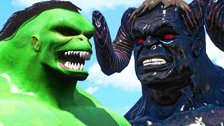 Black Hulk Lucifer vs Hulk 2099