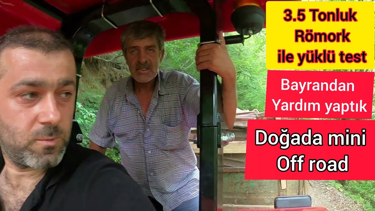 HATTAT 240S TRAKTÖR İLE NAKLİYE YARDIMI YAPTIM / Orman içinde Yolculuk / TRAKTÖR OFF ROAD