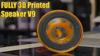 Fully 3D Printed Speaker V9