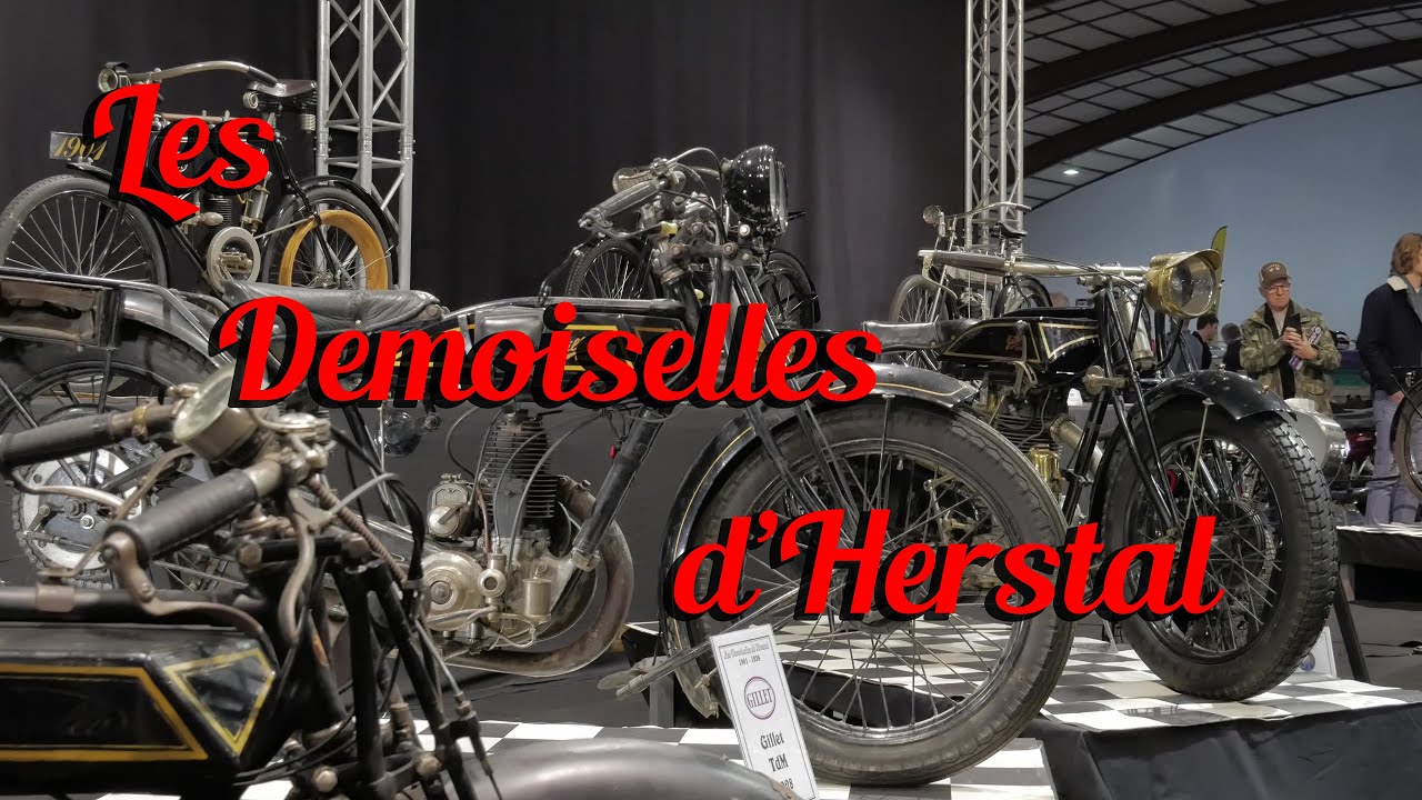 Je rencontre LES DEMOISELLES D'HERSTAL 😍 - Salon Moto Retro Wieze