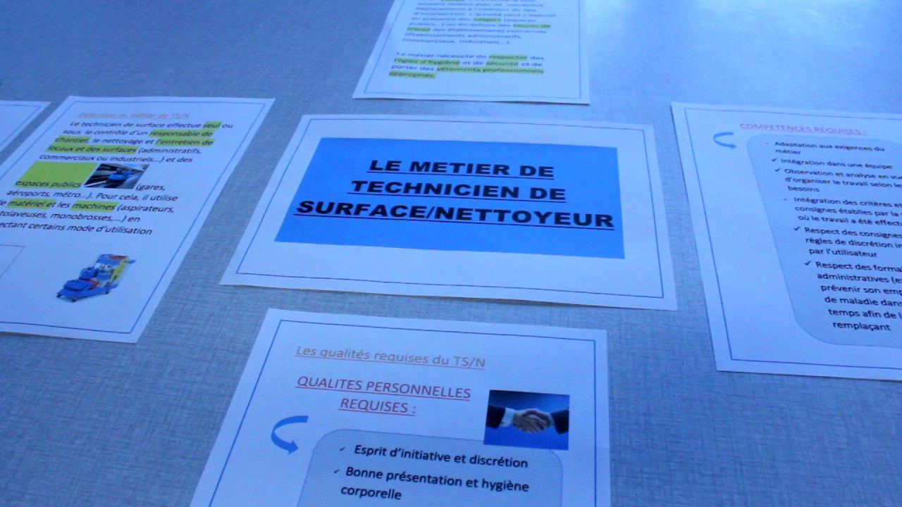 Presentation Du Metier Technicien De Surface Youtube Presentation Du Metier Technicien De Surface Youtube
