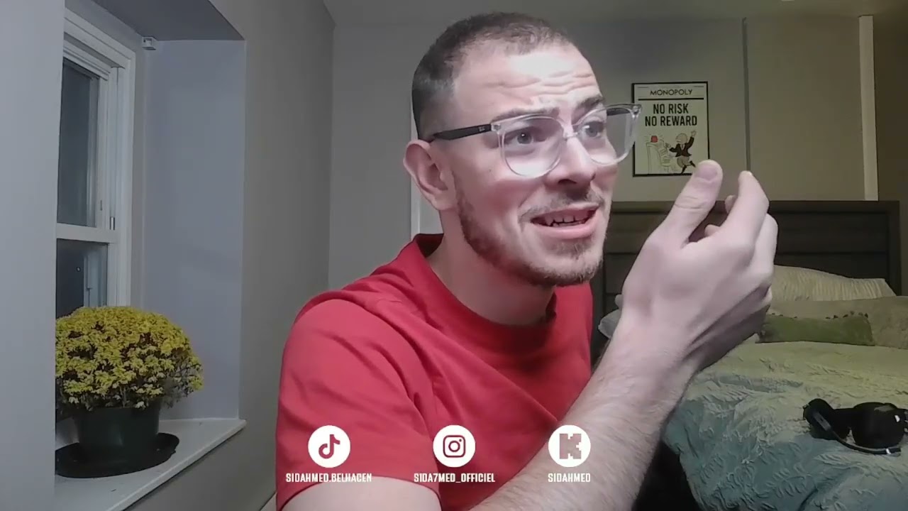 سيد أحمد يحكي على هالوين فمريكان و نهار قال لصاحبو مريكاني يلي معدناش الماءفي الجزائر 