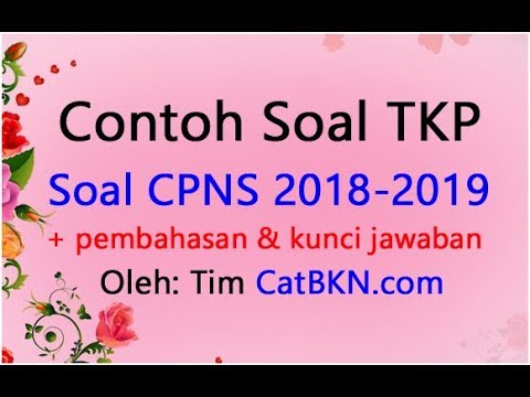 Download Contoh Soal N Kunci Jawaban Cpns 2018 PNG