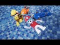 Paw Patrol Swimming Underwater with Tayo The Little Bus Toys Learn Colors