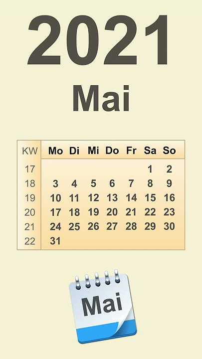 Kalender Mai 2021