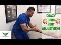 Crazy Loud Foot Adjustment