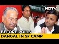 A meeting Of 3 Yadavs as crisis deepens in UP