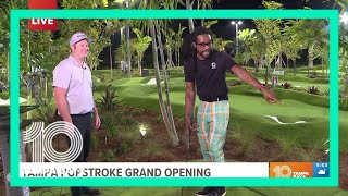 Jabari Thomas makes a hole-in-one at Tiger Woods' newest PopStroke location